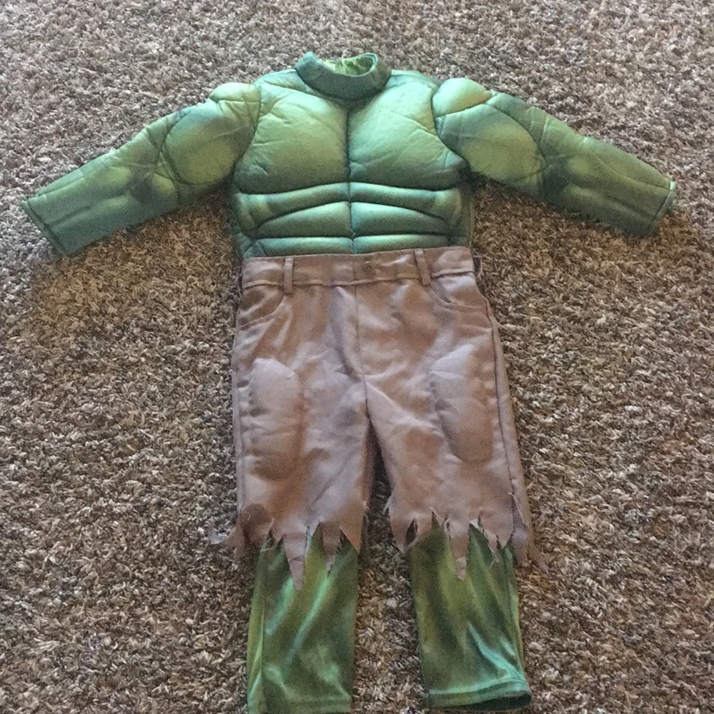 Toddler hulk costume
